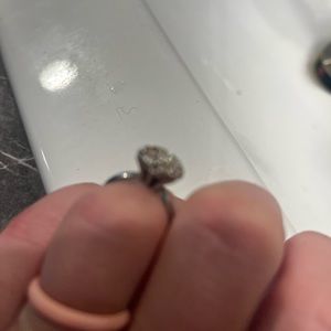 Vintage 1979 14k gold Diamond cluster